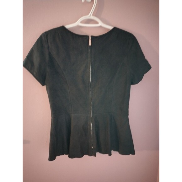 Neiman Marcus Exclusive Black Leather Top Pleated Bottom Size Small - Picture 7 of 9